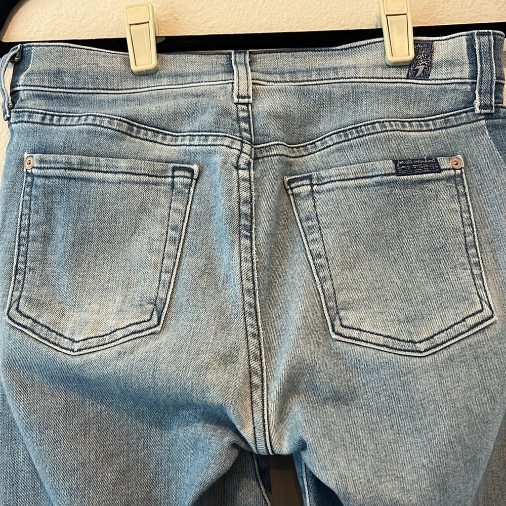 7 For All Mankind Roxanne Ankle Shadow Seam Jeans - Picture 5 of 13